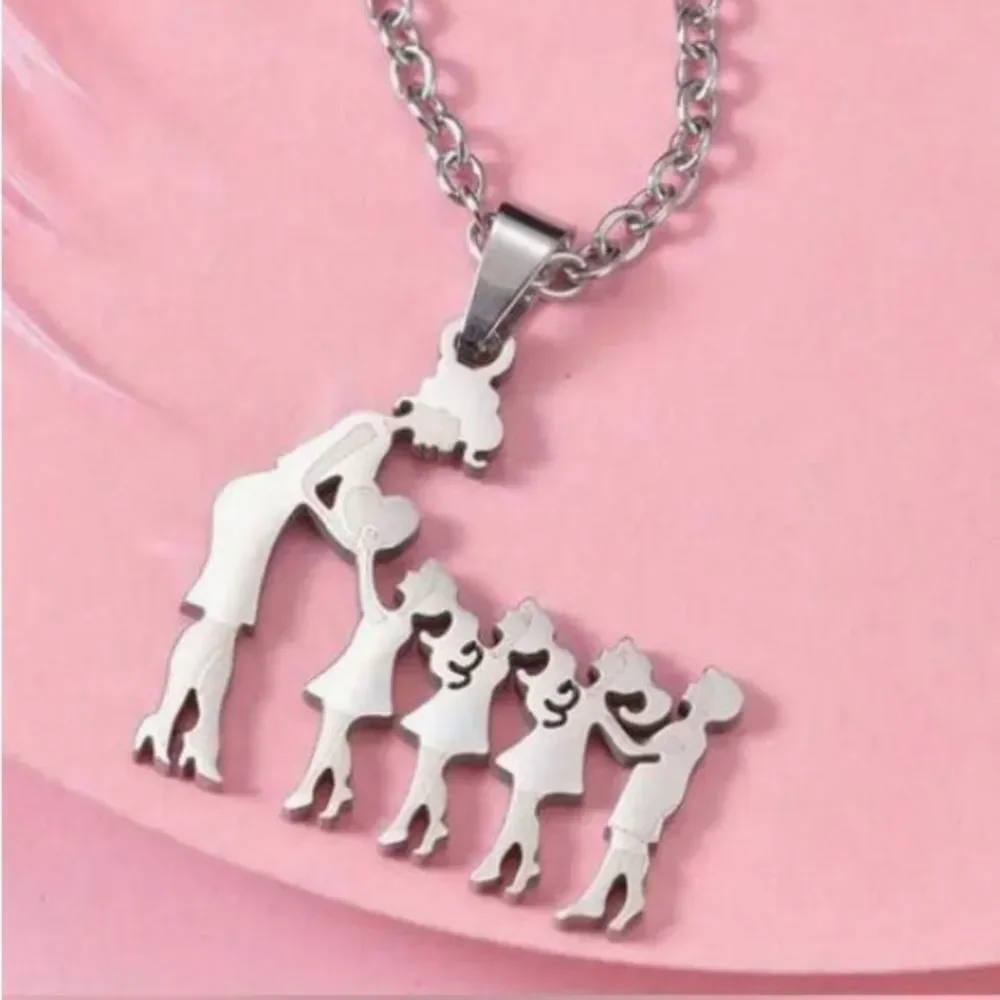 3for$20 Mother Son Daughter Pendant Necklace Women's adjustable Necklace